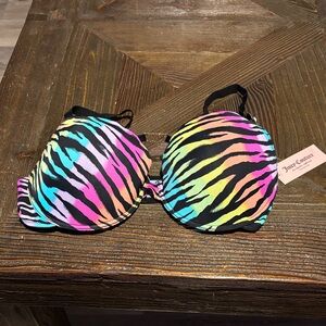 Juicy Couture Multicolor Zebra Print Bra